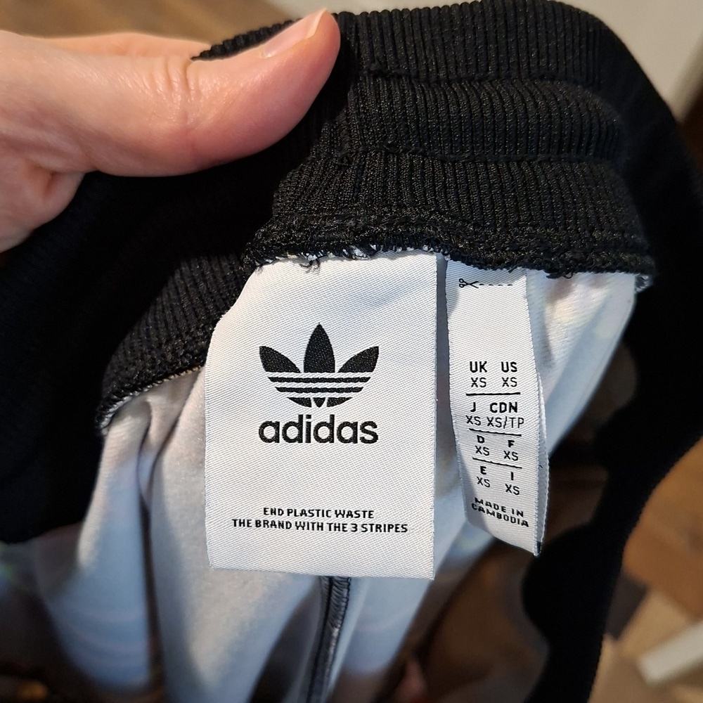 Adidas x Kris Andrew Small Black "Love Unites" Superstar Track Pants (Size XS) - Picture 10 of 10